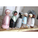 Pack of 12 Natural Wooden Eid Arts & Crafts Dolly Pegs