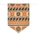 Palestine Embroidery Inspired Natural Hessian Pennant Bunting - 2m