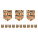 Palestine Embroidery Inspired Natural Hessian Pennant Bunting - 2m