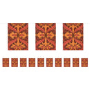 Multicolour Persian Style Natural Hessian Pennant Bunting - 2m