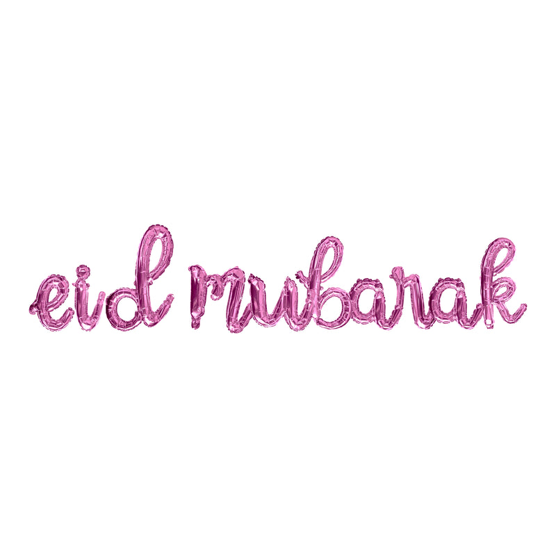 Pastel 'Eid Mubarak' Bunting, Fans, Foil Balloon & Confetti Balloons Set (Set 22-5)