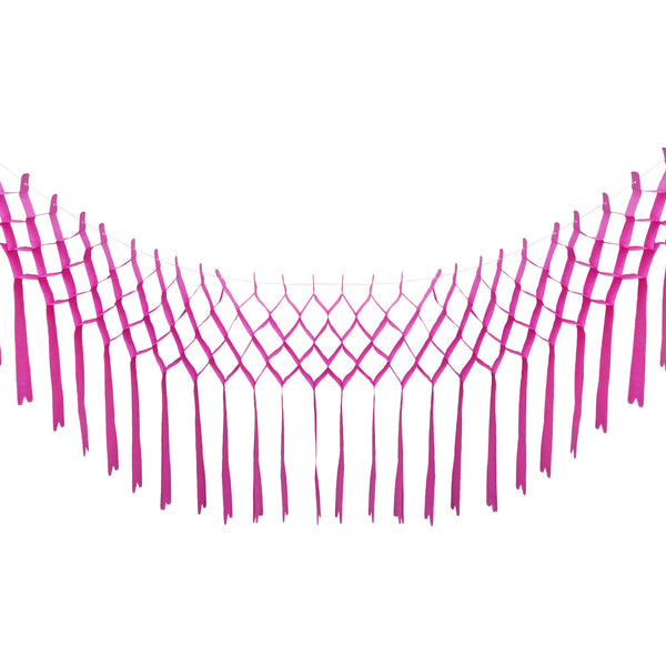 Pink Paper Hanging Garland Eid Party Decoration - 3 Metre