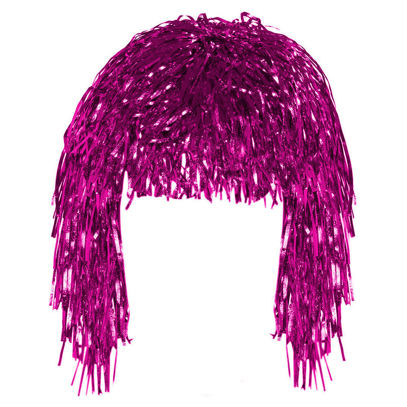 Pink Tinsel Eid Party Dress Up Wig