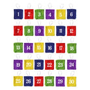 Multicolour Ramadan Calendar Felt Bunting