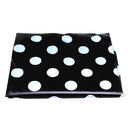 Black & White Polka Dot Eid Party Plastic Table Cover