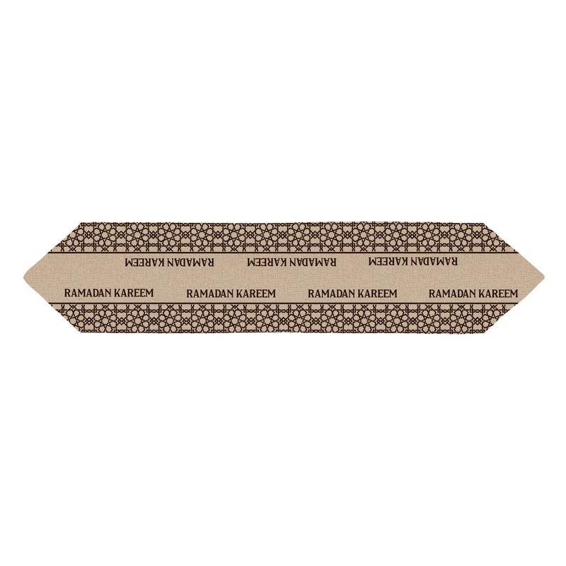 Ramadan Kareem Hessian Table Runner