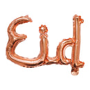 Rose Gold 'Eid' Joined Foil Letter Balloon (55x32cm)
