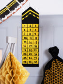 Kaaba Ramadan Calendar, Bunting, Paper Lanterns & Balloons Decorations Set