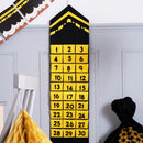 Kaaba Black & Yellow Pocket Felt Ramadan Calendar