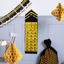 Kaaba Black & Yellow Pocket Felt Ramadan Calendar