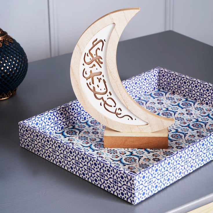 Blue Ramadan Calendar, Bunting & Balloons Decoration Set