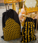 Large Eid Mubarak Black & Gold Felt Eid Gift Sack