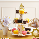 Pack of 20 Gold Glitter Mosque Cocktail Sticks