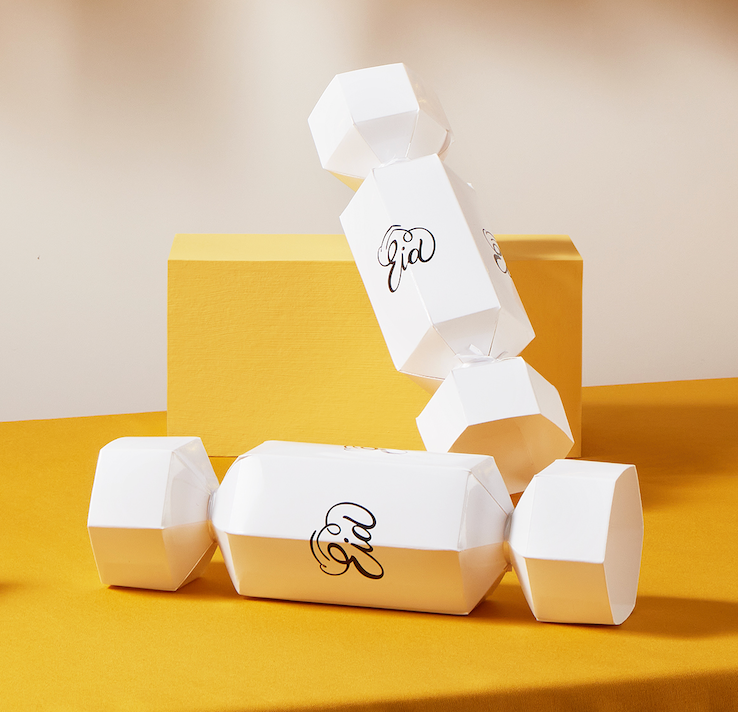 White 'Eid' Gift & Treat Celebration Crackers (6 or 12 Pack)
