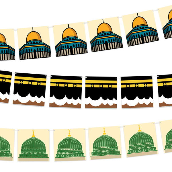 3 Holy Sites Bunting Set