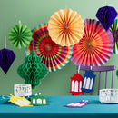 Pack of 5 Multicolour Felt Lantern Ramadan & Eid Hanging Decorations