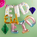 Gold 'Eid' Joined Foil Letter Balloon (55x32cm)