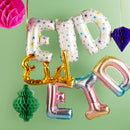 Pack of 2 Pink Paper Hanging Honeycomb Sphere Balls Eid Party Decoration