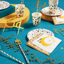 Star & Polka Dot Paper Plates & Cups Set (10x Plates, 10x Cups)