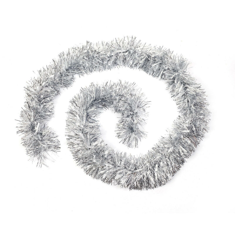 Silver Metallic Eid & Ramadan Tinsel - 2 meters