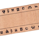 Ramadan or Eid Hessian Islamic Symbols Table Runner