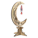 Wooden Crescent Moon Home / Table Decoration