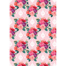 Pink Rose & Lantern Eid Mubarak Wrapping Paper - 70x50cm (5 Sheets)