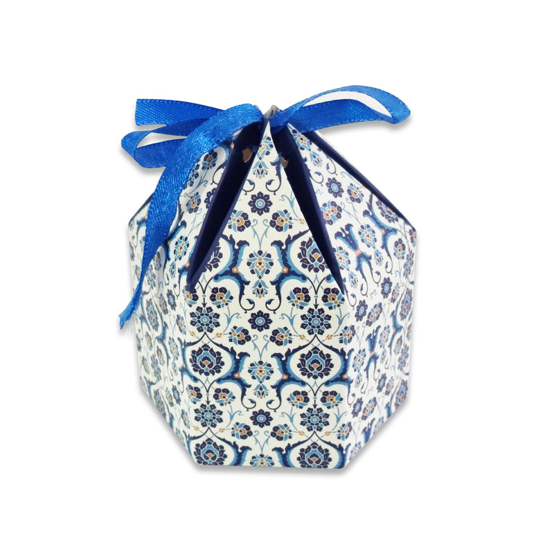 Blue Ottoman Gift & Treat Celebration Box  2 Pack