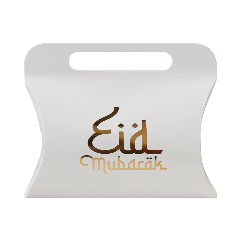 White & Gold 'Eid Mubarak' Money Gift Pouches Favour Boxes (6 or 12 Pack)