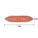 Multicolour Persian Style Pattern Hessian Table Runner