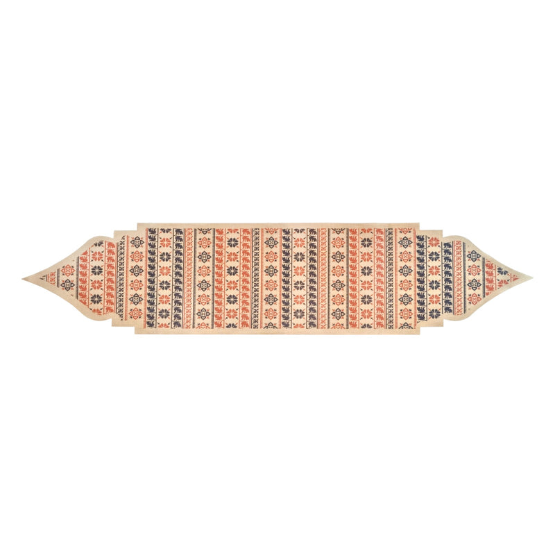 Palestine Embroidery Inspired Pattern Hessian Table Runner
