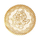 Tall White & Gold Ornate Iftar Tin w/ Lid + Handle - Moon & Mosque Design (JC008)