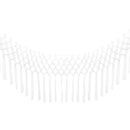 White Paper Hanging Garland Eid Party Decoration - 3 Metre