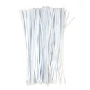 Pack of 100 White Eid Arts & Craft Pipe Cleaners