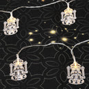 1.6m / 10 LED 3D Lantern Eid / Ramadan Battery Powered Fairy Lights - EIDL14