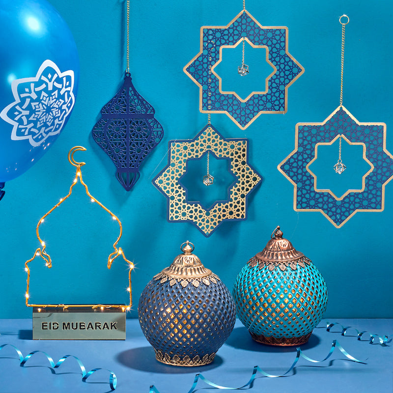 Eid Mubarak Mosque Silhouette LED Light Decoration