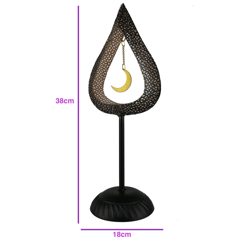 Metal Table Centrepiece - Teardrop Design