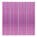 Fuchsia Metallic Paper Party Straws