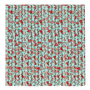 Cyan Flower Pastel Paper Party Straws