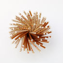 Gold Heart Paper Party Straws