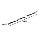 White & Silver Metallic Stripe Paper Party Straws