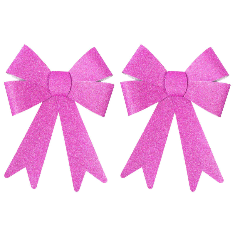 Pack of 2 Large Glitter Eid Gift Bows (Various Colours)