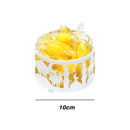 Small (10cm) White Metal Eid Mubarak Ramadan Cut Out Cake / Treat Tins