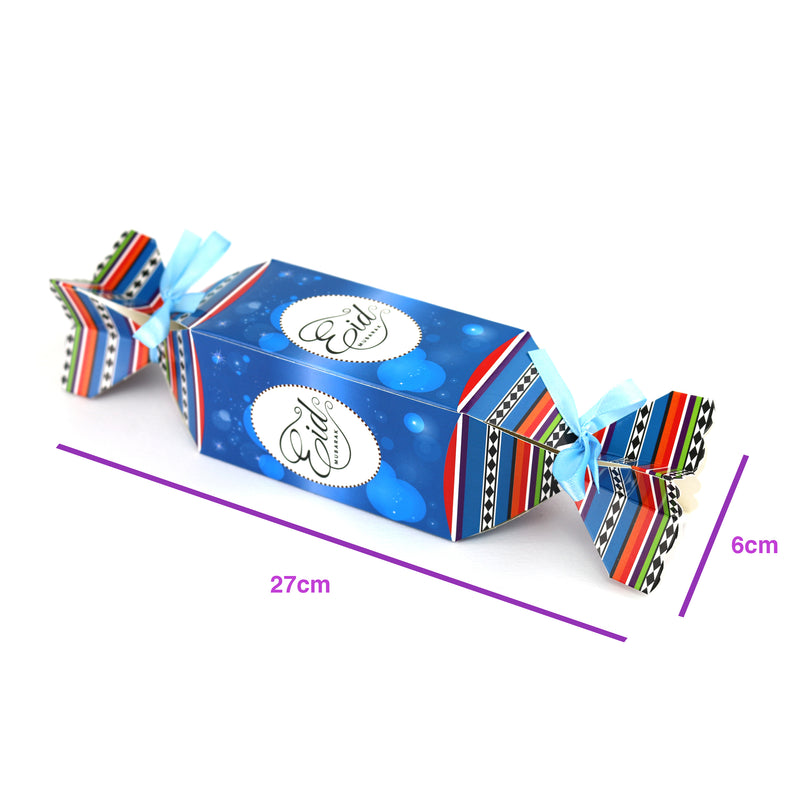 Eid Mubarak/Ramadan Gift & Treat Celebration Boxes - Blue Sweet Box