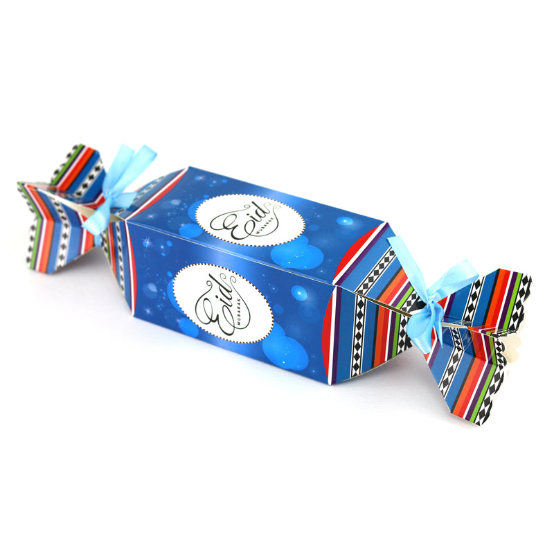 Eid Mubarak/Ramadan Gift & Treat Celebration Boxes - Blue Sweet Box
