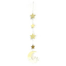 80cm / 9 LARGE LED Crescent Moon, Star & Mosque Eid / Ramadan Battery Powered Fairy Lights (Set of 4)