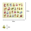 Arabic Alphabet Wooden Letters - Activity Board